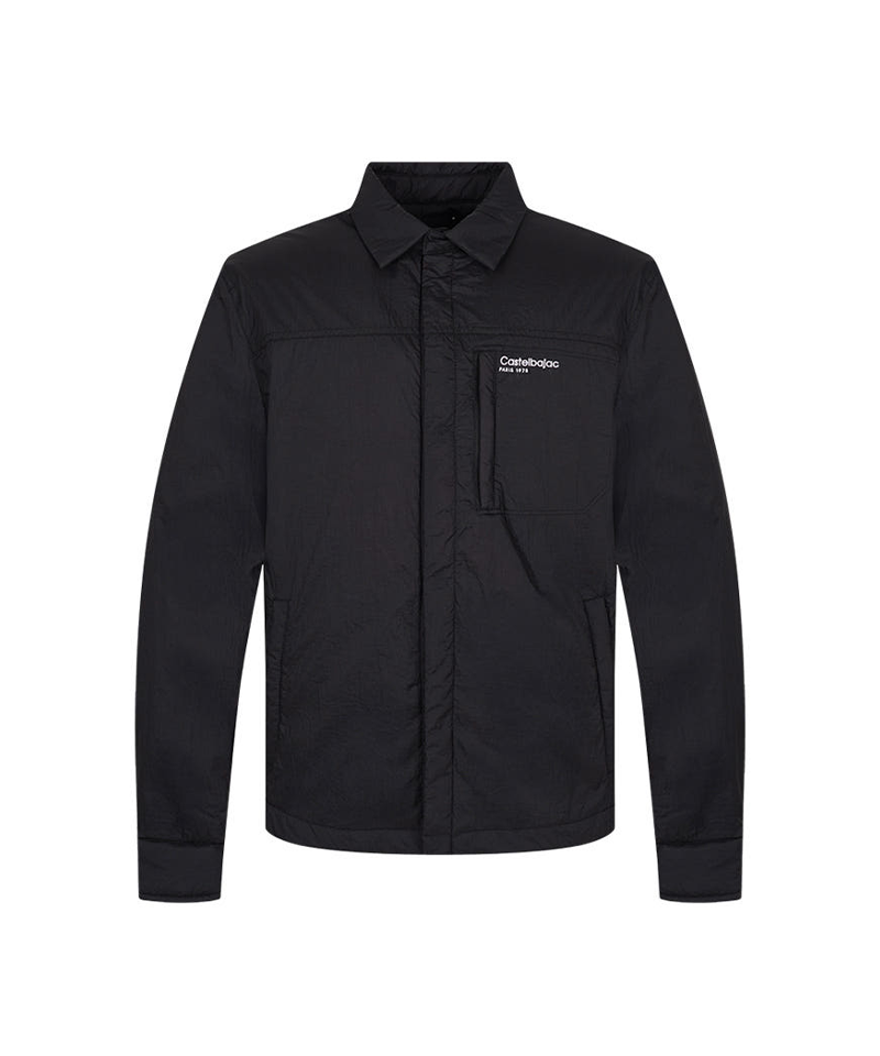 Castelbajac Men's Stretch Padded Shirt Jumper - Black