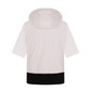 Castelbajac Women's Snap Point Short-Sleeve Hooded Padded Jumper - White
