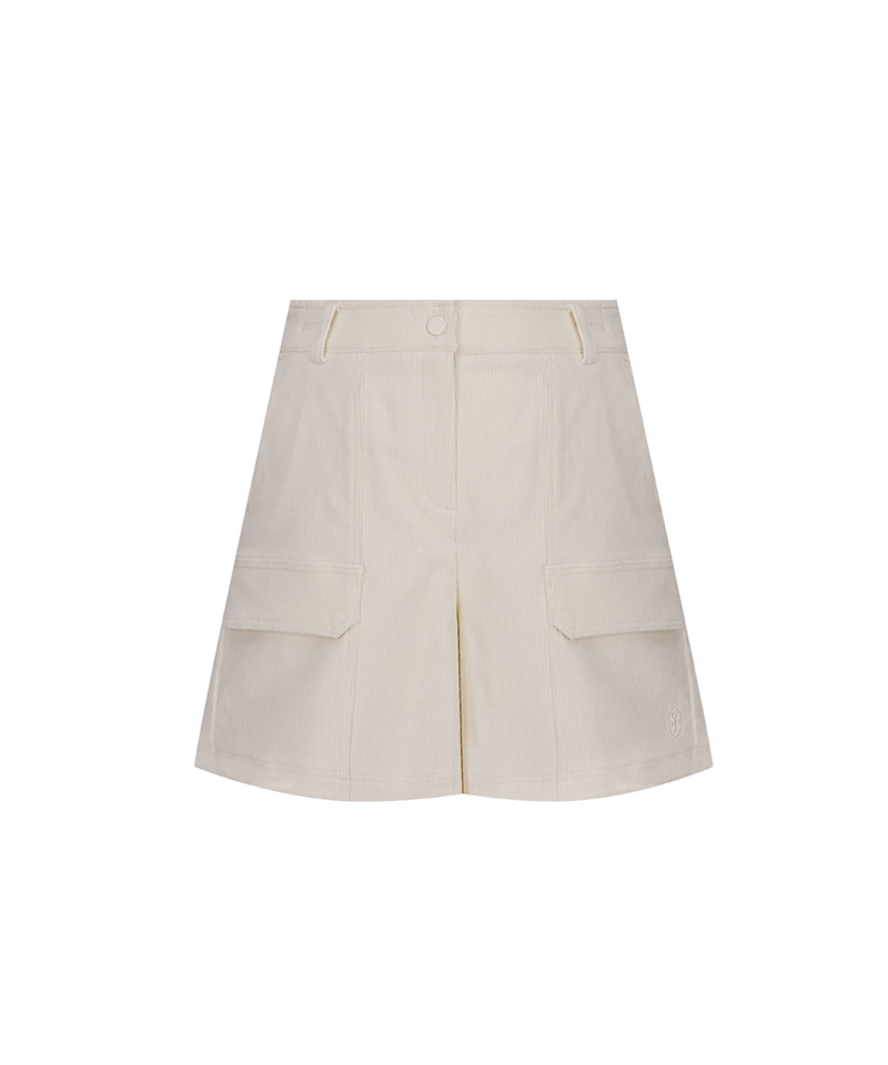 Castelbajac Women's Corduroy Shorts - Ivory
