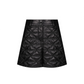 Castelbajac Women's Black Line Quilted Padded Shorts - Black