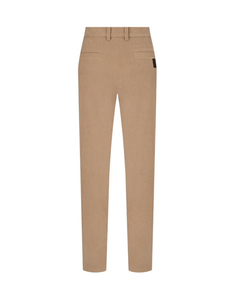 Castelbajac Men's Corduroy Standard Fit Pants - Beige
