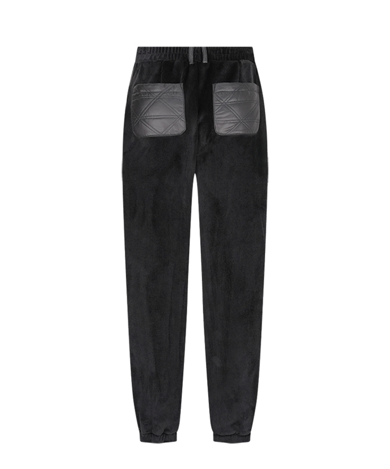 Castelbajac Women's Black Line Side Padded Fleece Jogger Pants - Black