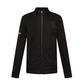 Castelbajac Men's Black Line Woven Mix Hybrid Padded Jumper - Black
