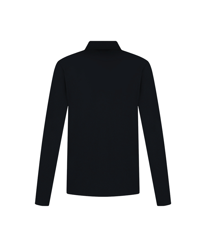 Castelbajac Men's Embroidered Point Basic Collar T-Shirt - Black