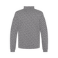 Castelbajac Men's Logo Jacquard Half-Zip T-Shirt - Grey