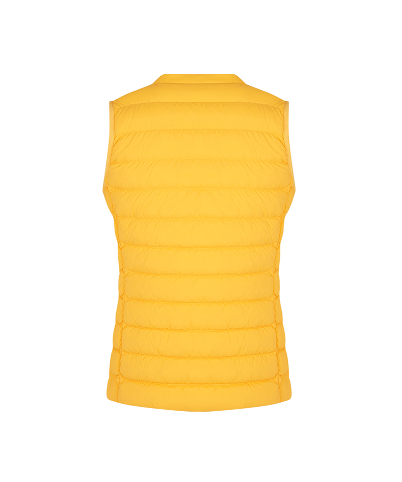 Castelbajac Women's Lightweight Duck Down Padded Vest - Yellow