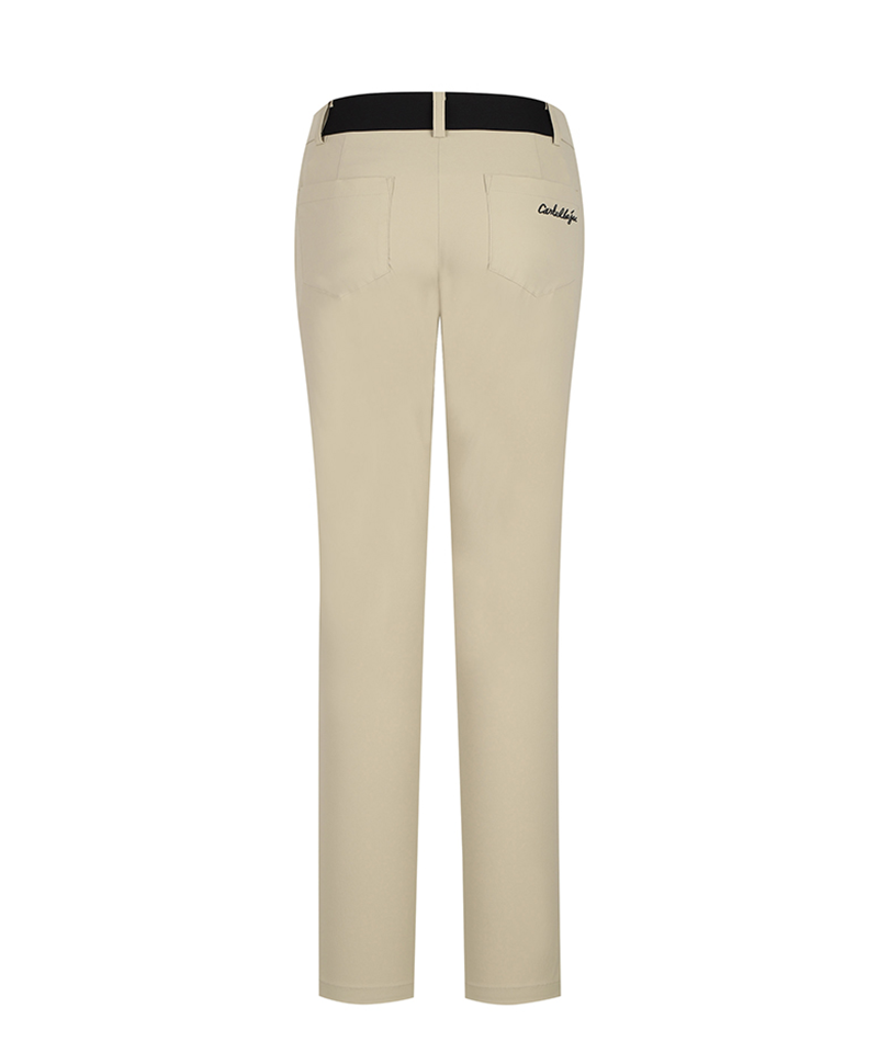 Castelbajac Women's Cut-out Pocket Logo Embroidery Pants - 2 Colors