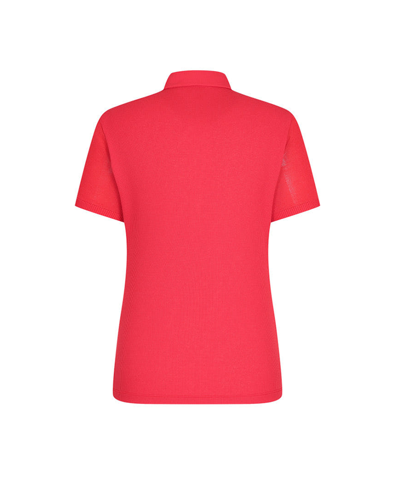 Castelbajac Women's Mixed Material Collared Short Sleeve T-shirt - 2 Color