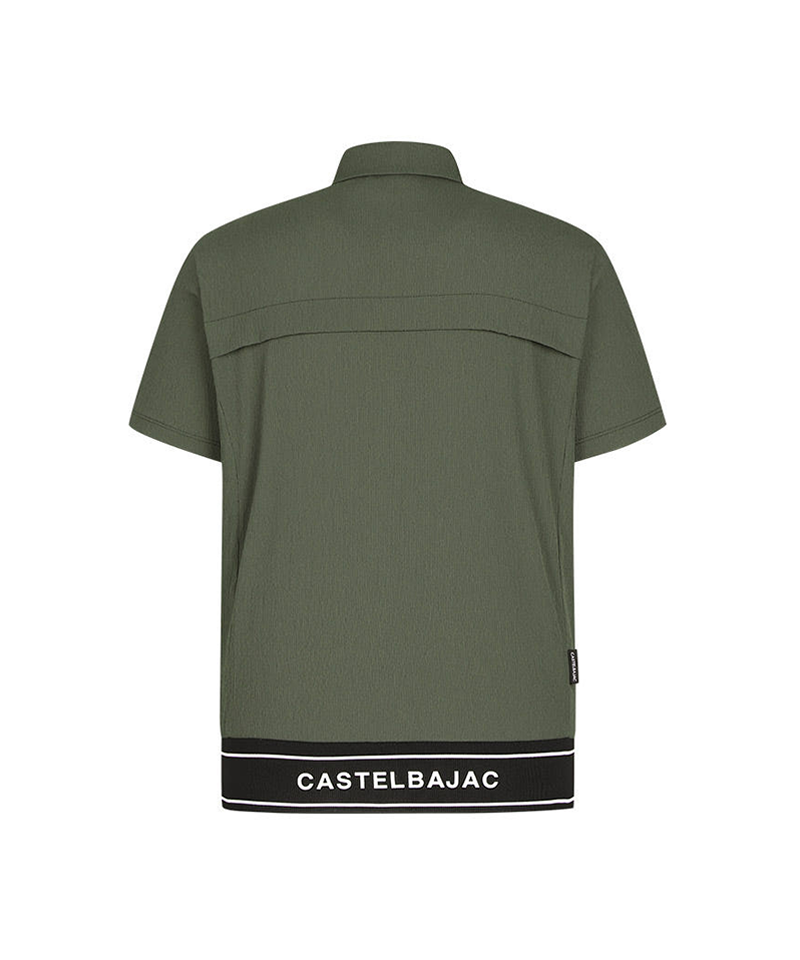 Castelbajac Women's Blouson Collared Short Sleeve T-shirt - 2 Color