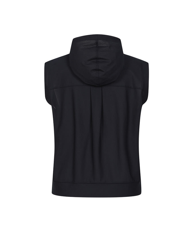 Castelbajac Women's Half-Zip Sleeveless Hooded T-Shirt - 2 Colors