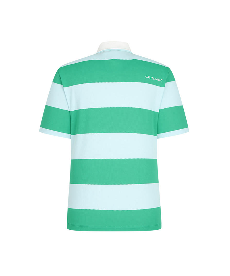 Castelbajac Women's Striped Collared Short Sleeve T-shirt - 2 Color