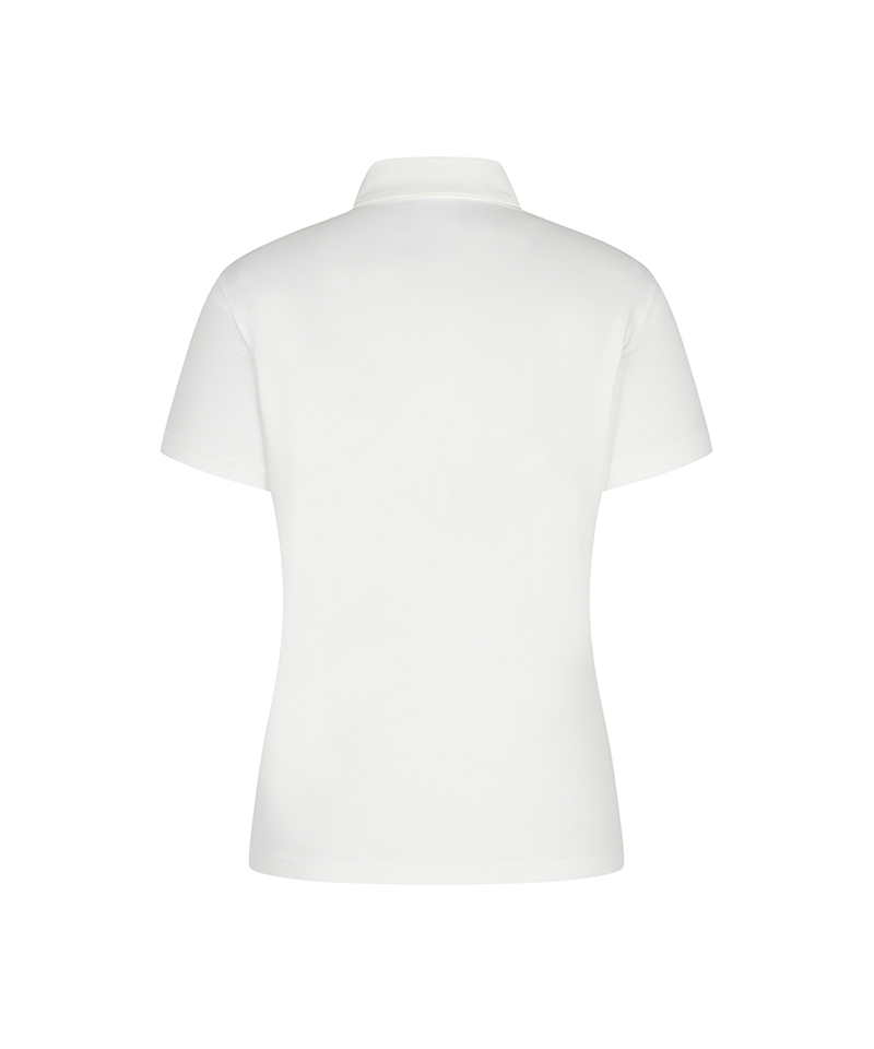 Castelbajac Women's Nylon Spandex Women's Short Sleeve Collared T-shirt - 3 Colors