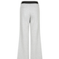 Castelbajac Women's Tape-Detailed Straight Pants - M/Grey