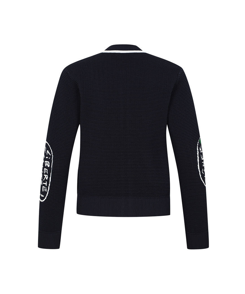 Castelbajac Women's Color Block Artwork Zip-up Knit Cardigan - 2 Colors