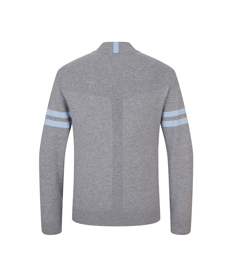 Castelbajac Men's Line Color Block Half-Zip Knit - 2 Color