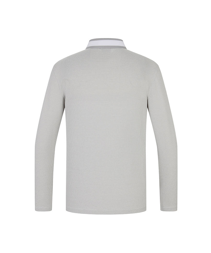 Castelbajac Men's Two-Tone Knit Collar Point T-Shirt - 2 Colors