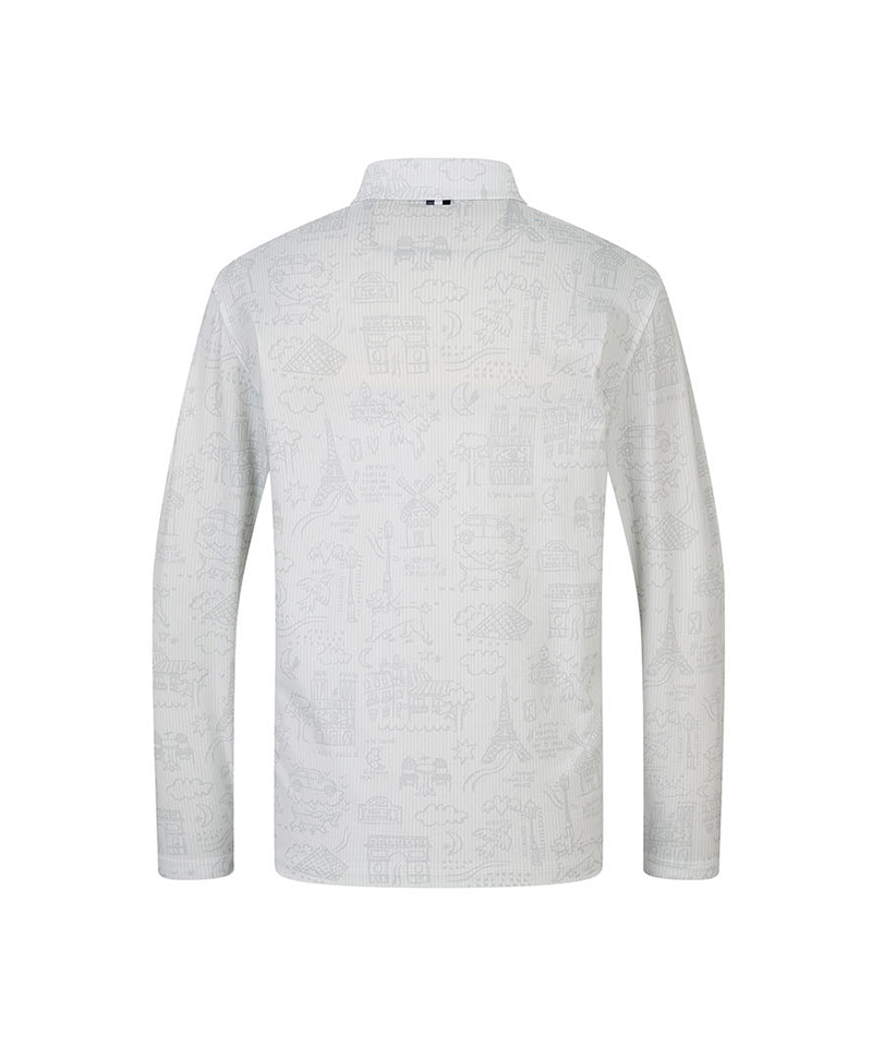 Castelbajac Men's Printed Collared T-shirt - 2 Colors