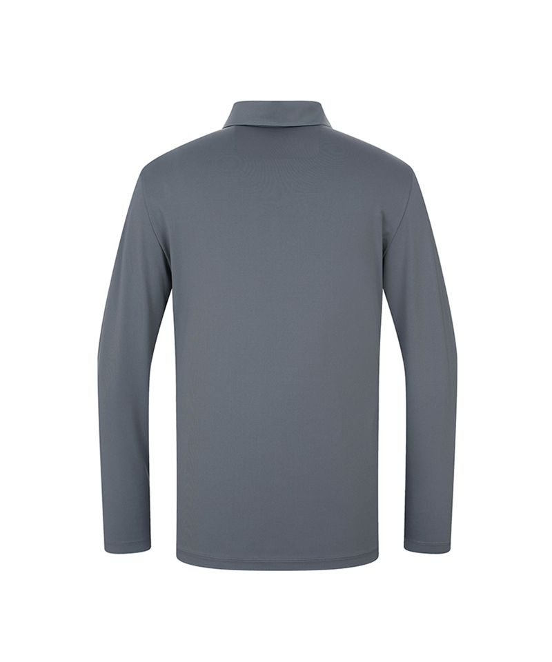 Castelbajac Men's Shoulder Logo Collar T-Shirt - Charcoal