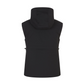 Castelbajac Women's Detachable Hooded Zip-Up Vest - Black