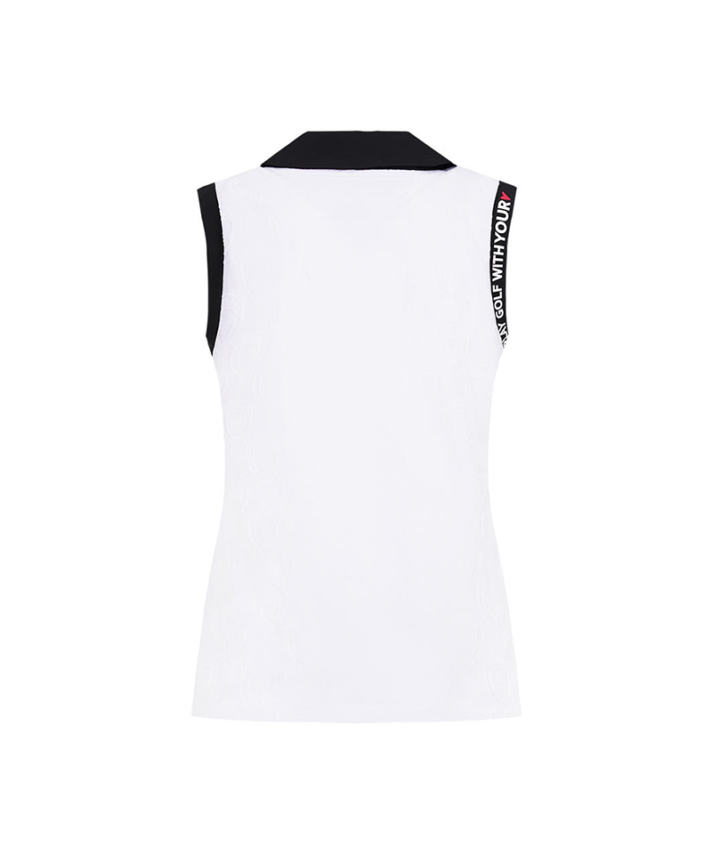 Castelbajac Women's Modified Collar Sleeveless T-Shirt - 2 Colors