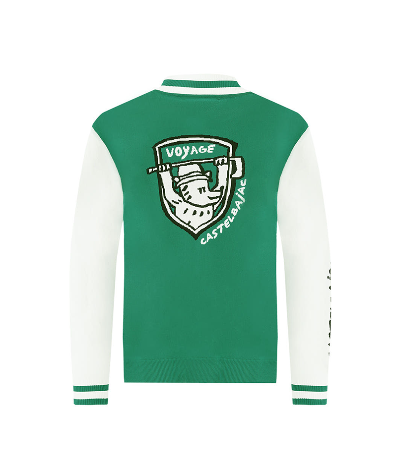 Castelbajac Men's Knit Zip-Up Jumper - Green