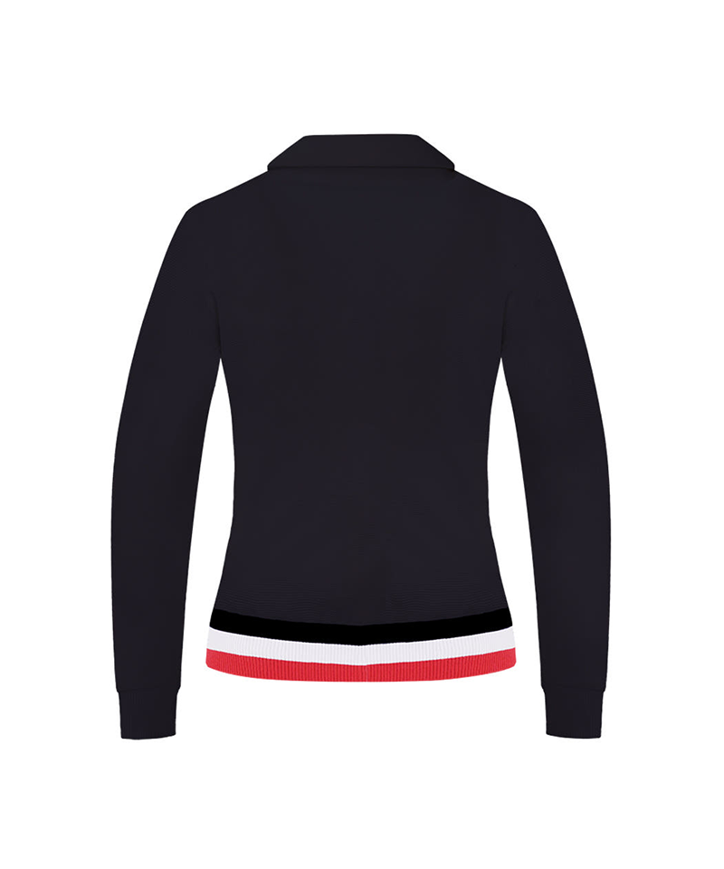 Castelbajac Women's 3-Color Point Collar Jumper - Black