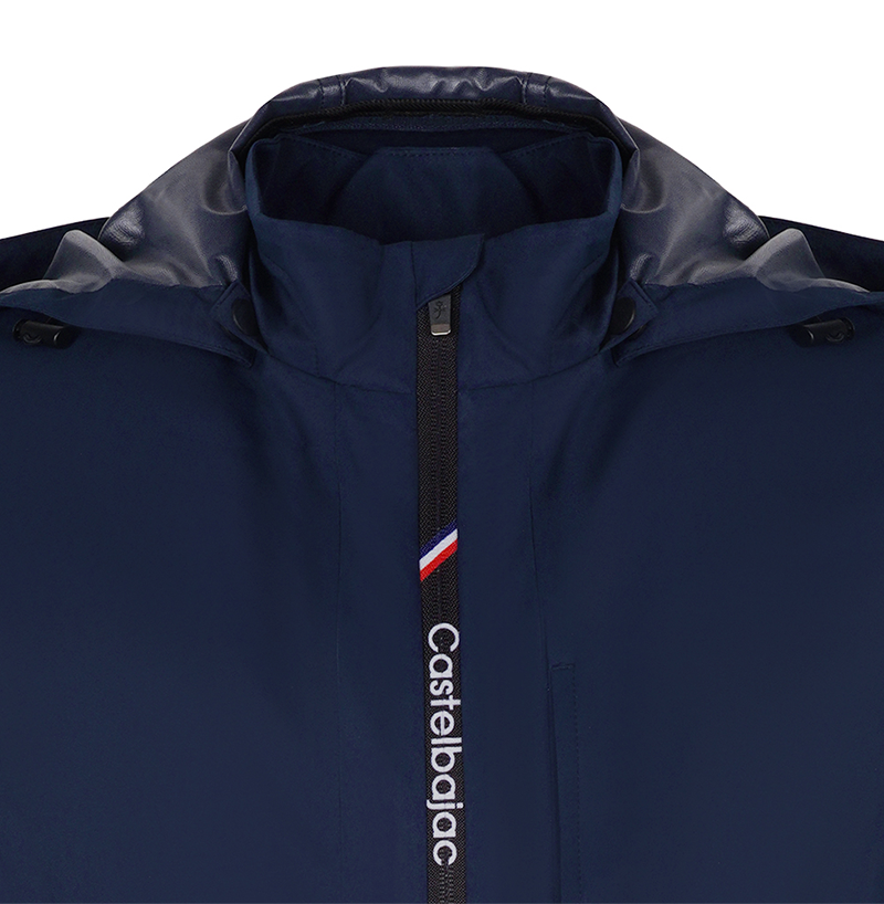 Castelbajac Men's Hooded Windbreaker - Navy