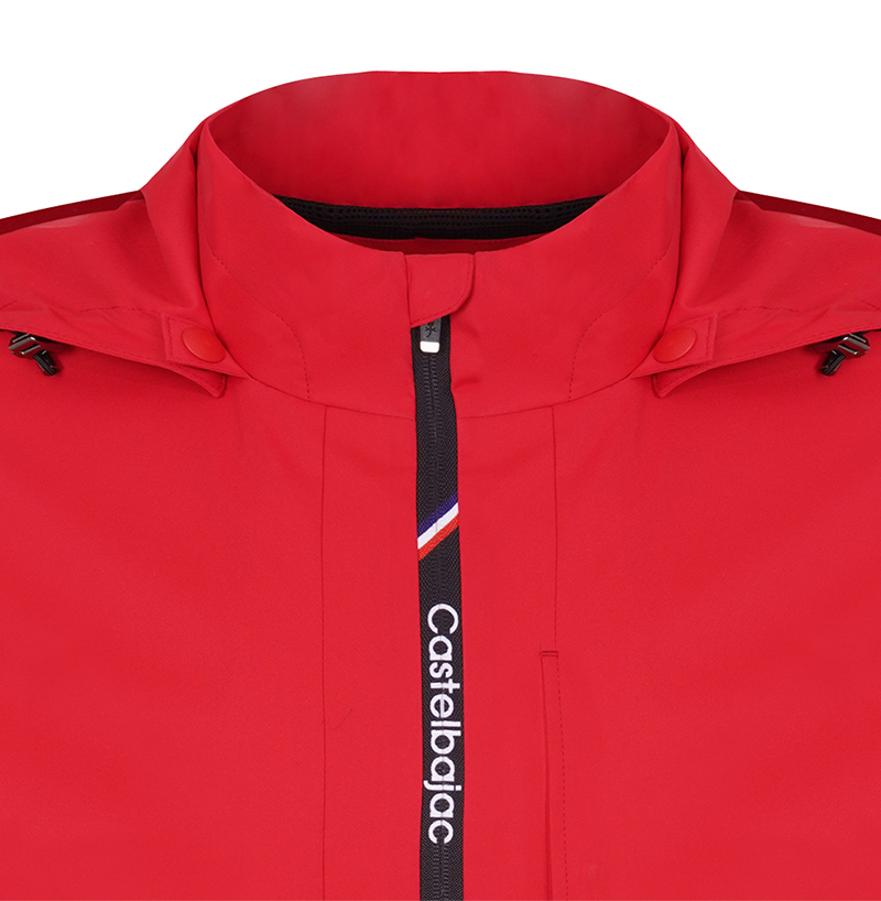 Castelbajac Men's Hooded Windbreaker - Red