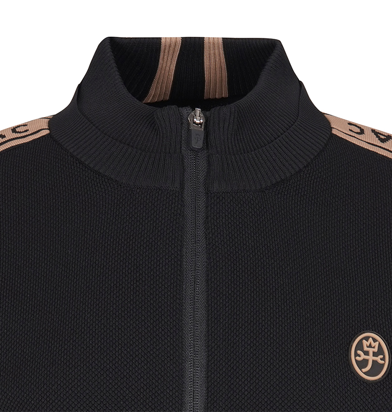 Castelbajac Men's Two-Tone Full-Zip Cardigan - Black