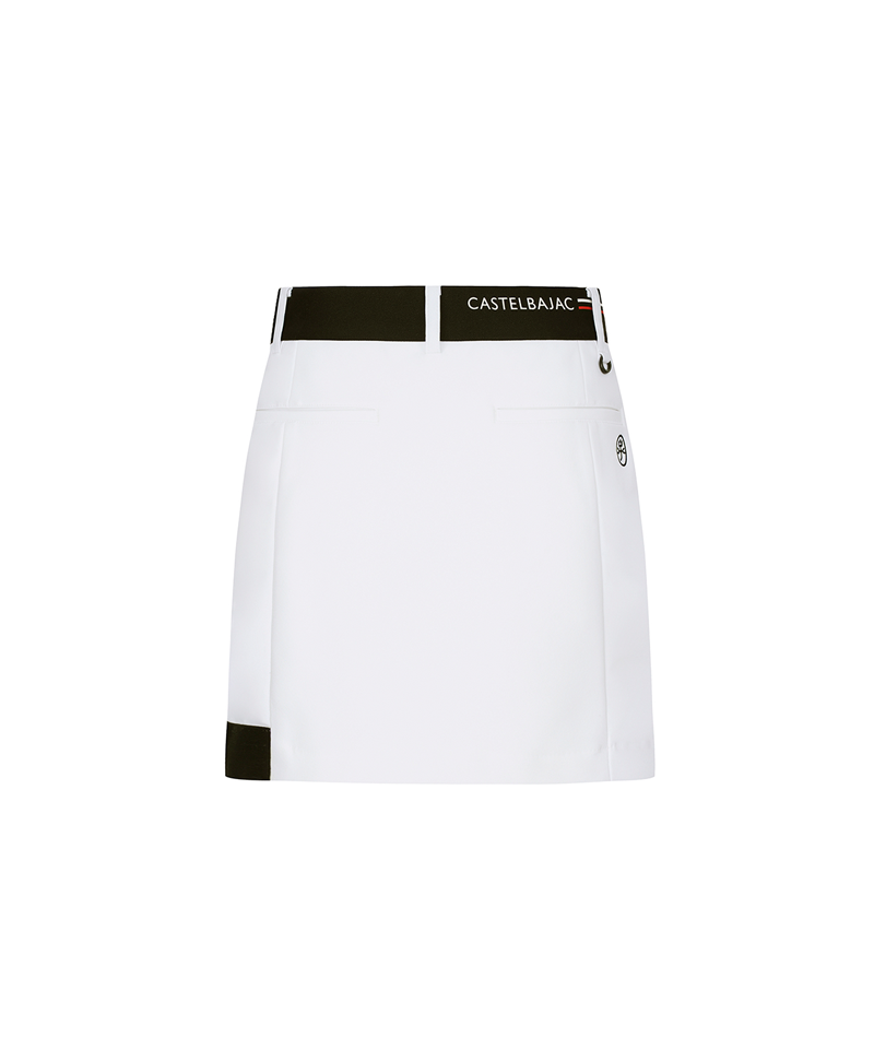 Castelbajac Women's Fleece Semi H-Line Culottes - White