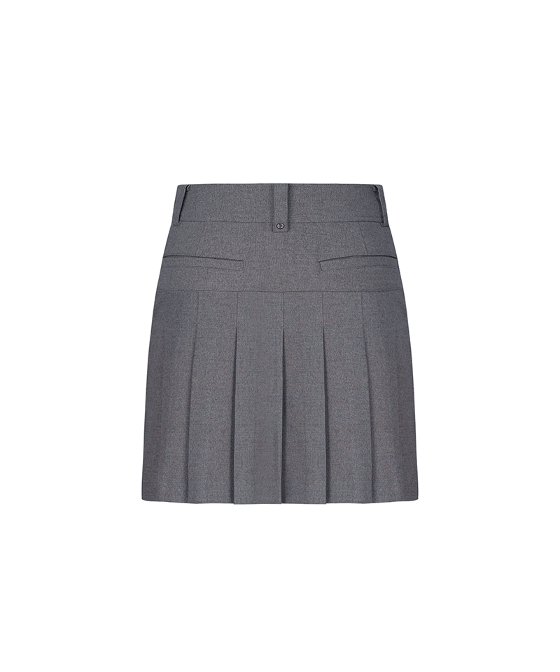 Castelbajac Women's Two-Tone Pleated Culottes - Grey