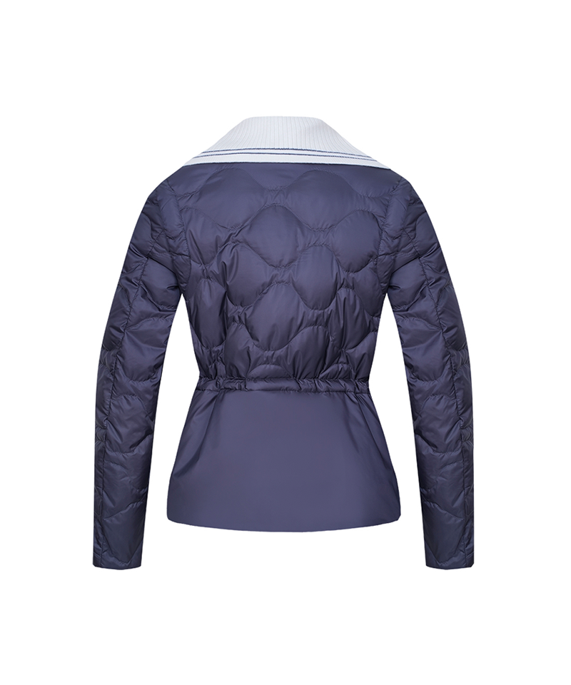 Castelbajac Women's String Quilted Down Jacket - D/Navy