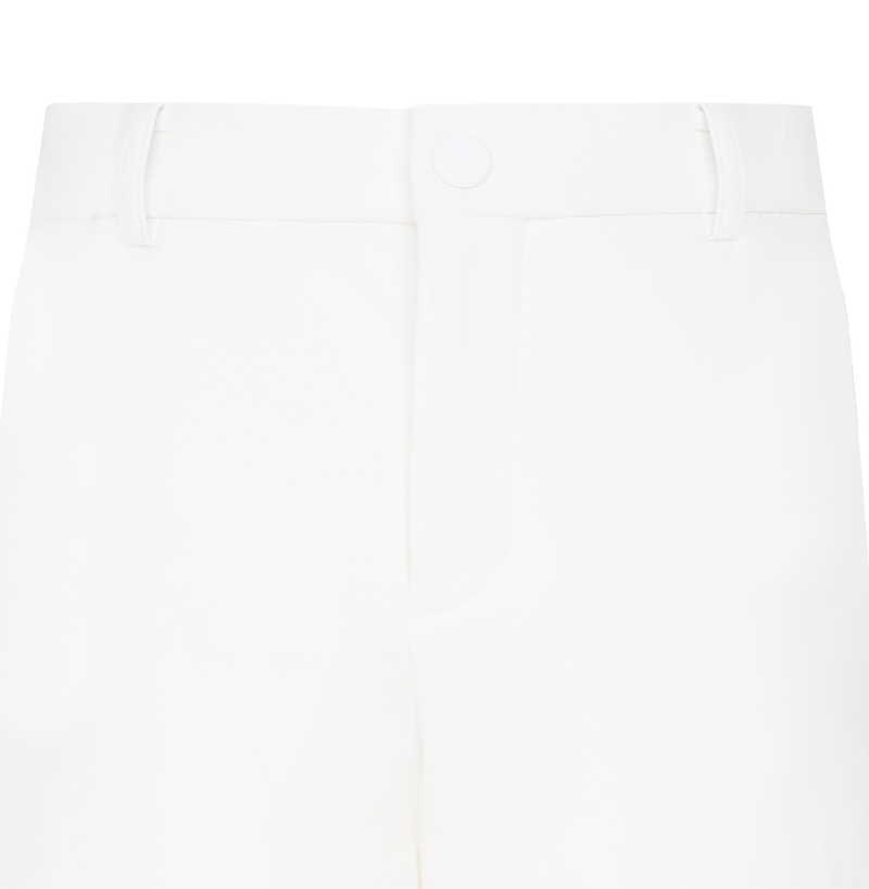 Castelbajac Men's Stretch Padded Mink Pants - White