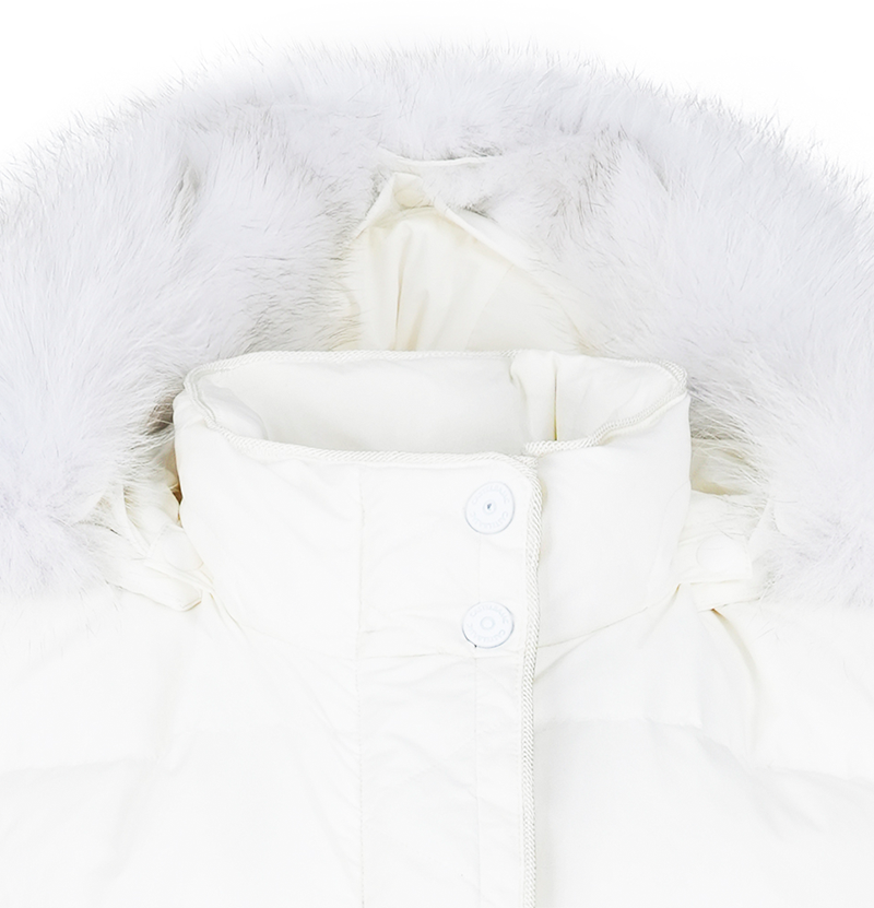 Castelbajac Women's Long Down Vest - White