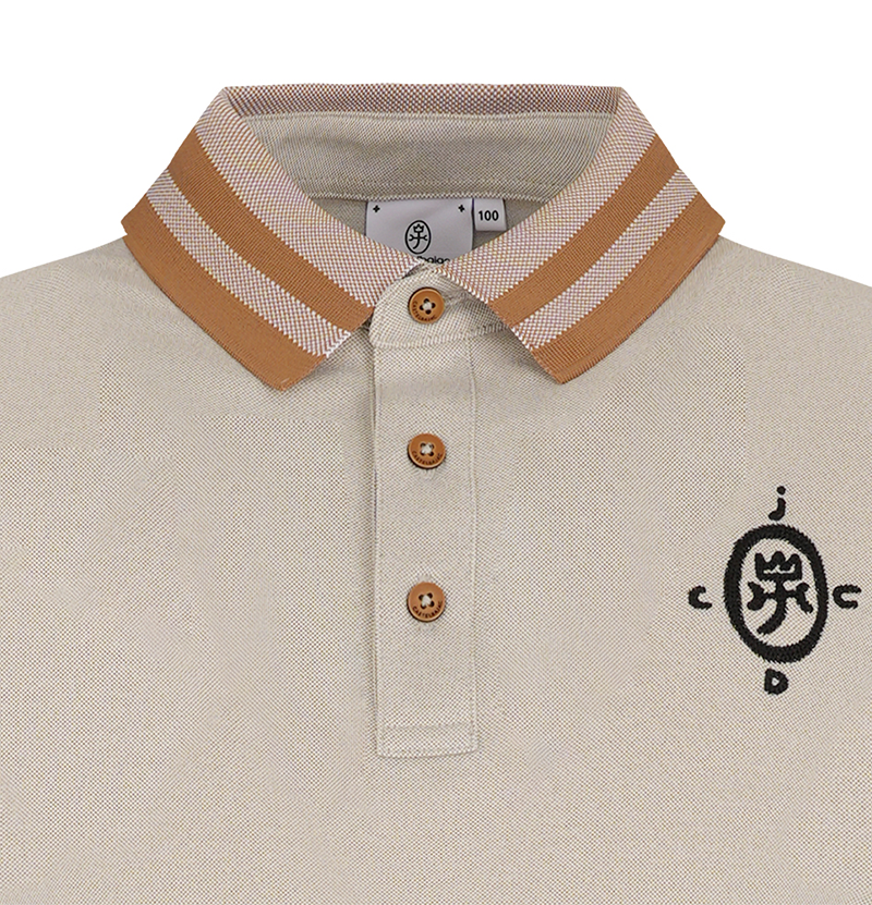 Castelbajac Men's Eri Point Long-Sleeve T-Shirt - Beige