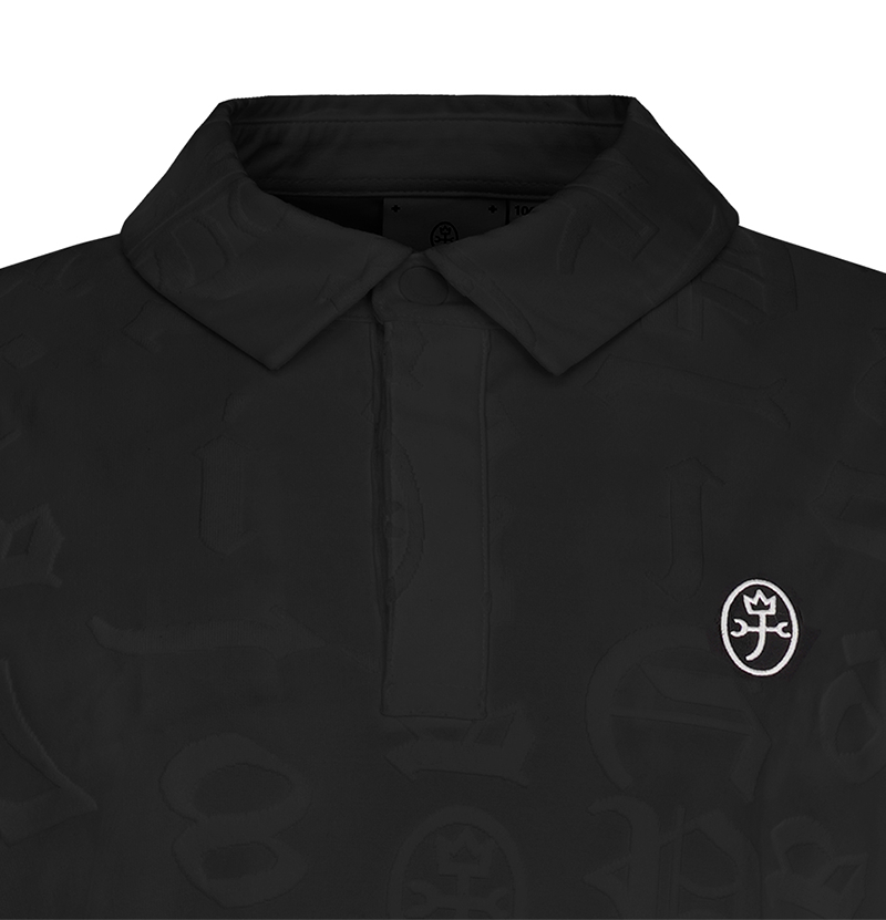 Castelbajac Men's Jacquard Long-Sleeve Eri T-Shirt - Black