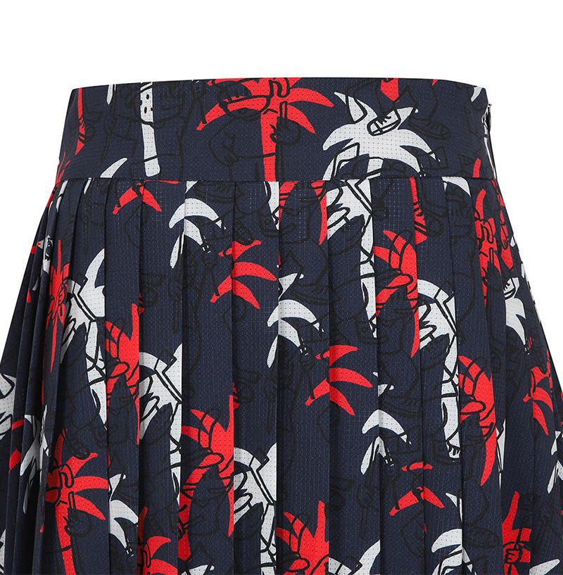 Castelbajac Women's Victory Pattern Pleated Culottes - 2 Colors