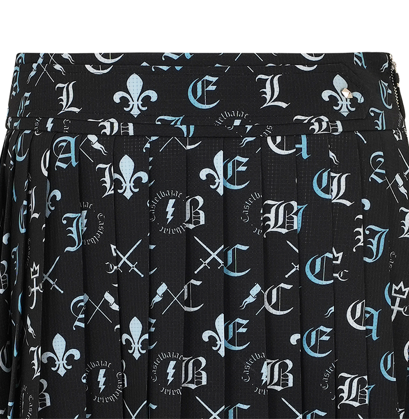 Castelbajac Women's Capsule Line Print Skirt - Black