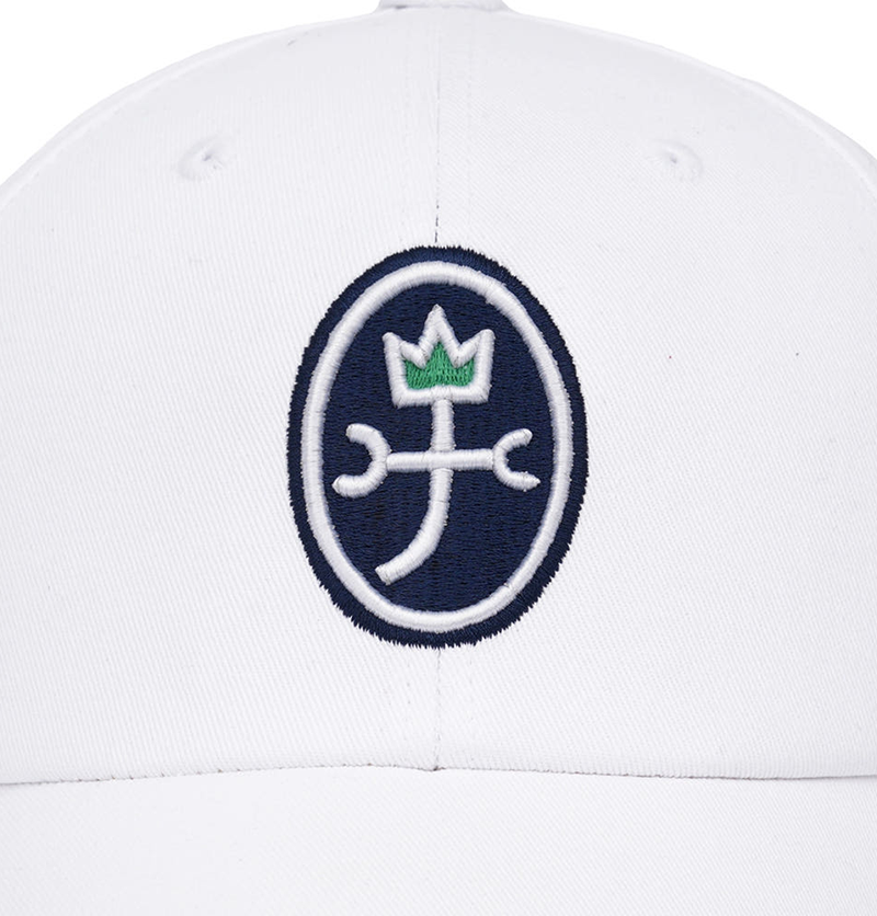 Castelbajac Men's Egg Blazon Point Ball Cap - White