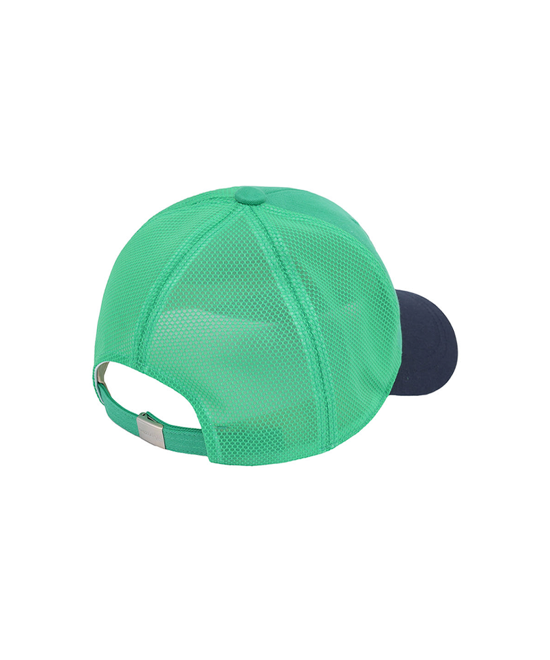 Castelbajac Men's Color Block Mesh Character Ball Cap - Green