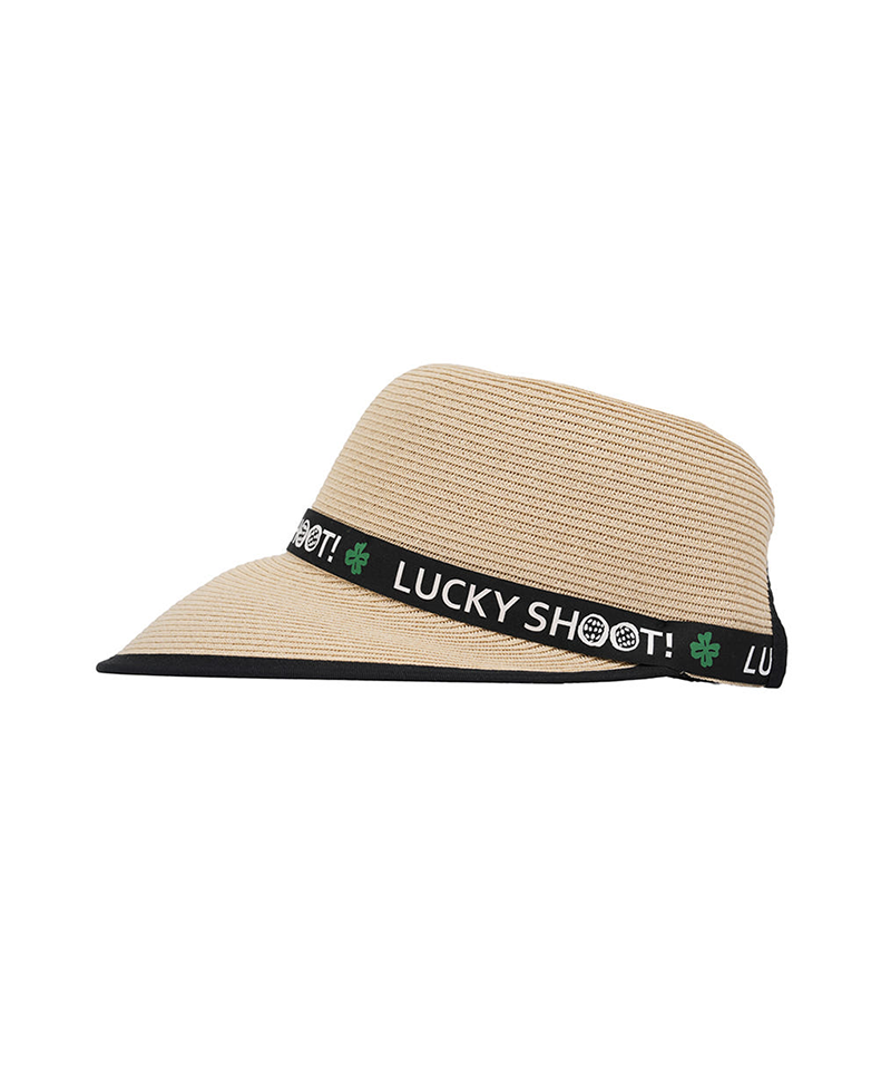 Castelbajac Women's Ribbon Tape Sun Cap - Beige