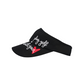 Castelbajac Women's Slogan Ribbon Sun Cap - Black