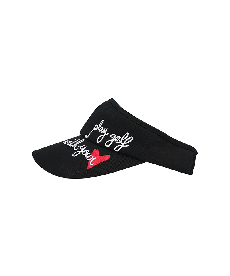 Castelbajac Women's Slogan Ribbon Sun Cap - Black