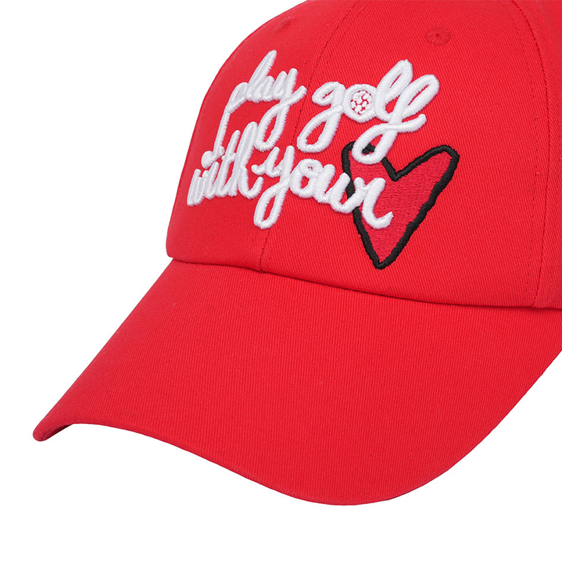 Castelbajac Women's Embroidered Point Ball Cap - Red