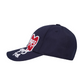 Castelbajac Women's Artwork Embroidery Point Ball Cap - Navy