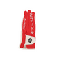 Castelbajac Women's Synthetic Leather Logo Two-Handed Gloves - Red