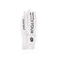 Castelbajac Women's Synthetic Leather Slogan Two-Handed Gloves - White