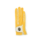 Castelbajac Women's Synthetic Leather Logo Two-Handed Gloves - Yellow