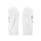 Castelbajac Women's Printed Mesh Gloves - White