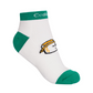 Castelbajac Men's Color Block Character Ankle Socks - Green